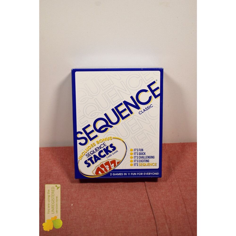 Goliath SEQUENCE Board Game & Bonus SEQUENCE Stacks Card Game